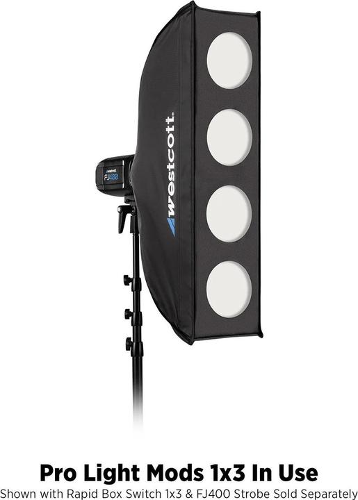 Productafbeelding Westcott Pro Light Mods 1x3 (Lichtvormer)