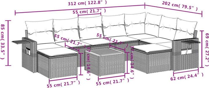 Produktbild vidaXL Dexter