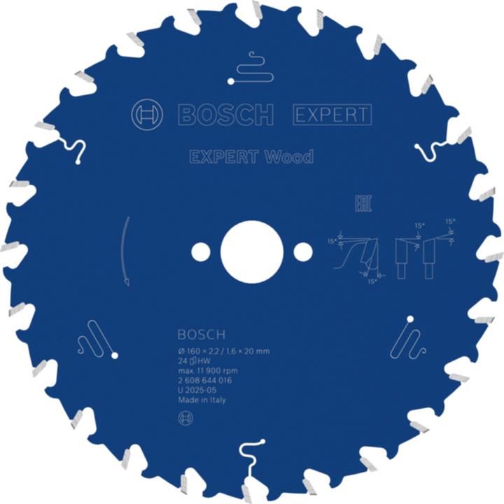 Actual product image Bosch Professional Zubehör Circular saw blade Expert for Wood, 160 x 20 x 2.6 mm, 36