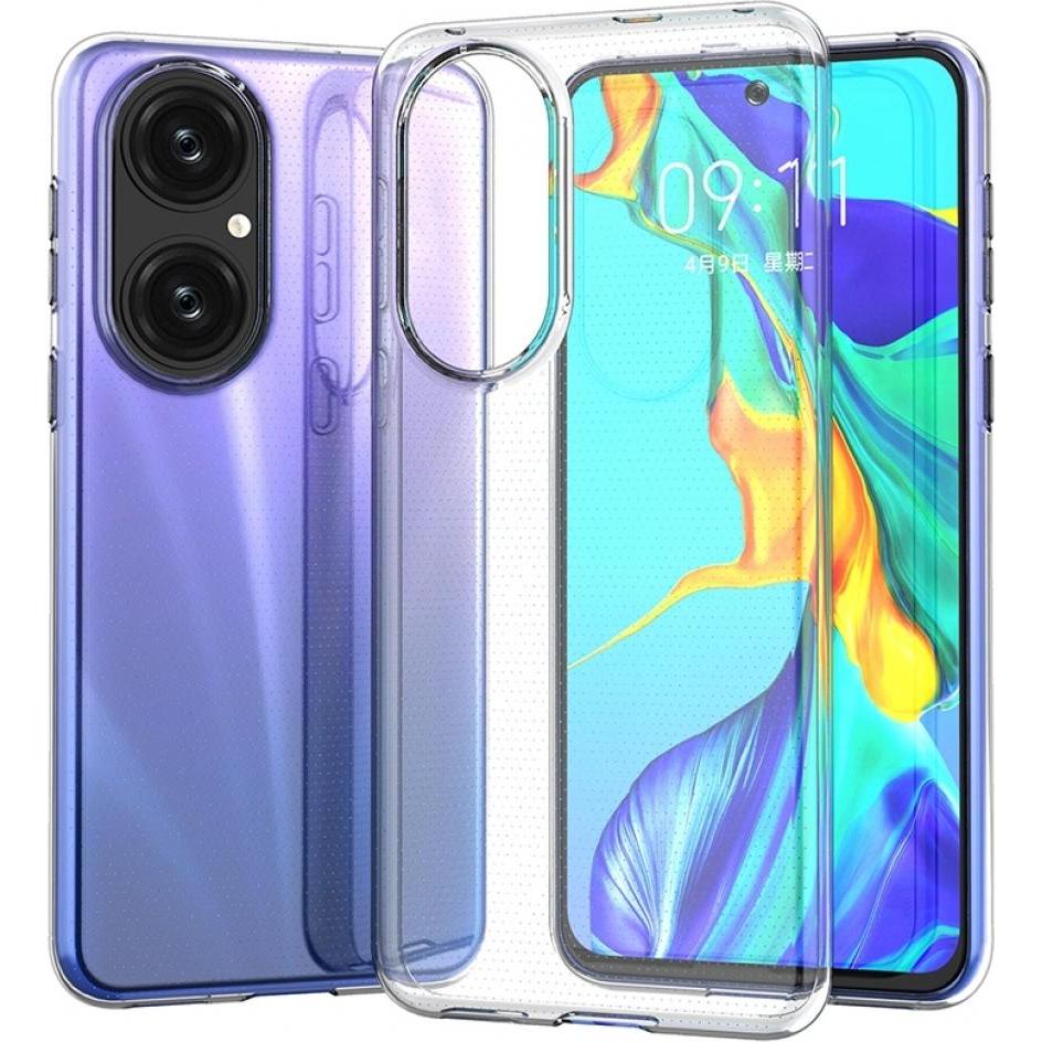 Screenguard Huawei P50 Flexible TPU Clear Case (Huawei P50), Smartphone Hülle, Transparent