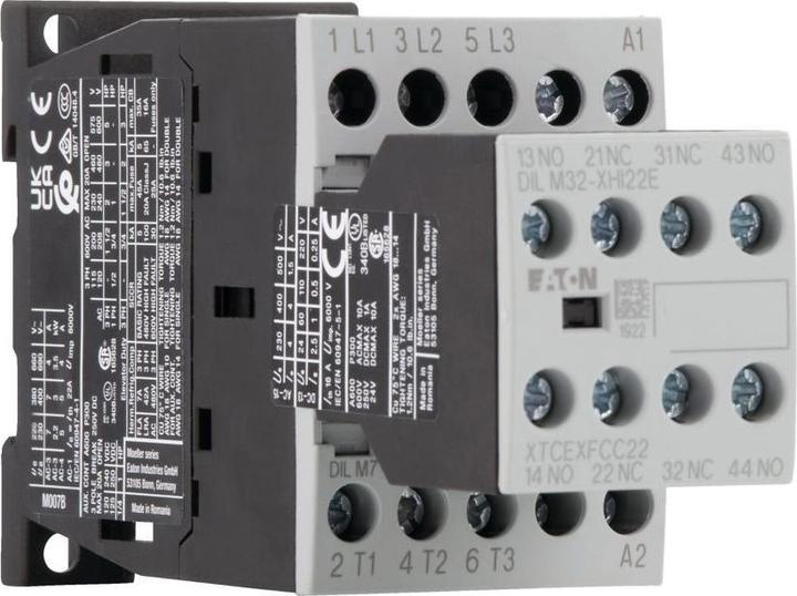 Actual product image Eaton Power contactor, 380 V 400 V 3 kW, 2 S, 106367