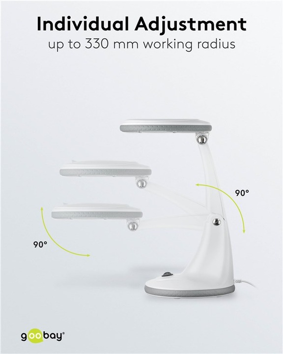 Actual product image Goobay LED stand magnifier lamp, 6 W (60366)
