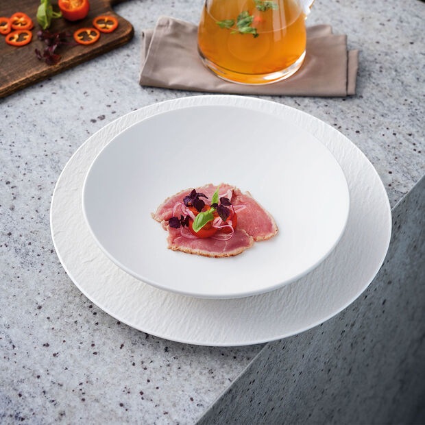 Actual product image Villeroy & Boch Gourmetteller Manufacture Rock blanc (1 x, 31.70 cm)