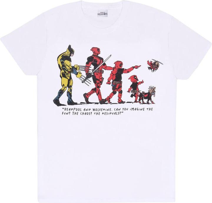 Immagine prodotto Deadpool & Wolverine Can You Imagine Maglietta Riflessione Adulto Unisex (M)