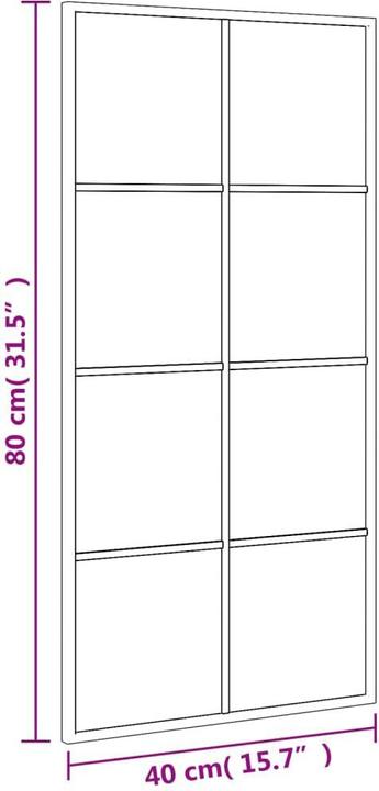 Immagine prodotto vidaXL Wandspiegel (40 x 80 cm)