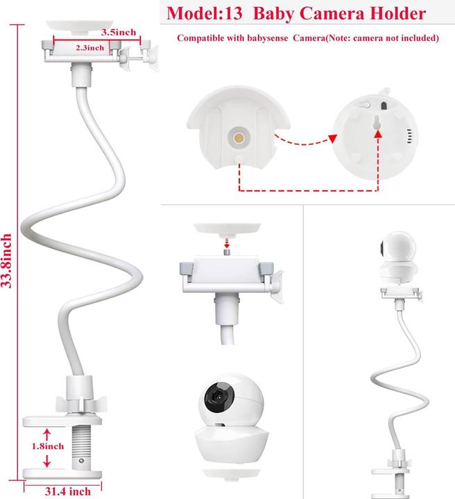 Actual product image Eysaft Babyphone Halterung für Babysense S2/V43