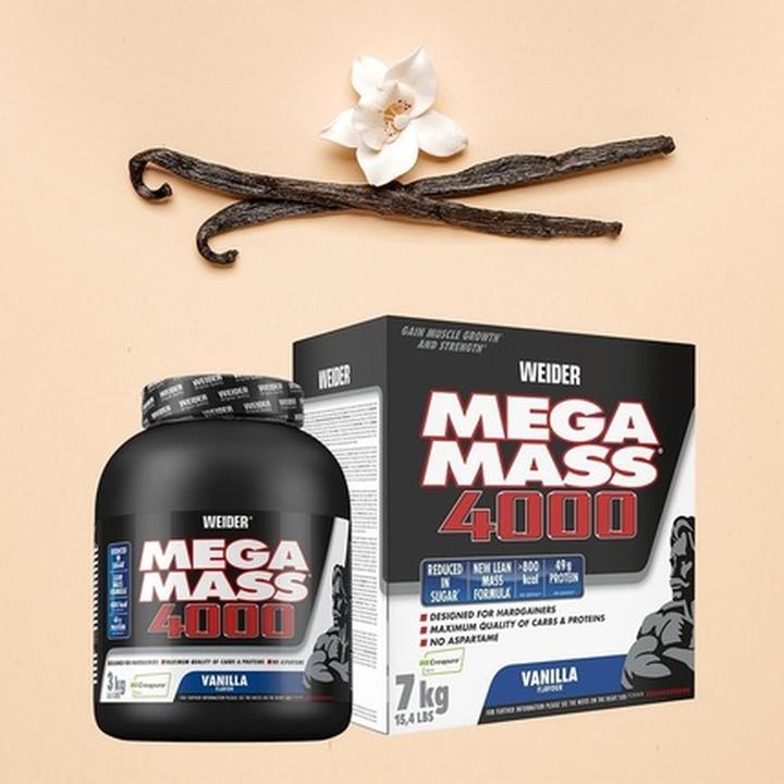 Immagine prodotto Weider Mega Massa 4000 (Vaniglia, 1 x, 7000 g)