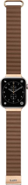 Actual product image Laut Apple Watch NOVI LUXE 42/44/45/49 mm, Sepia Brown (42 mm, 44 mm, 45 mm, 49 mm, Polyurethane (PU), Polycarbonate (PC), Metal)
