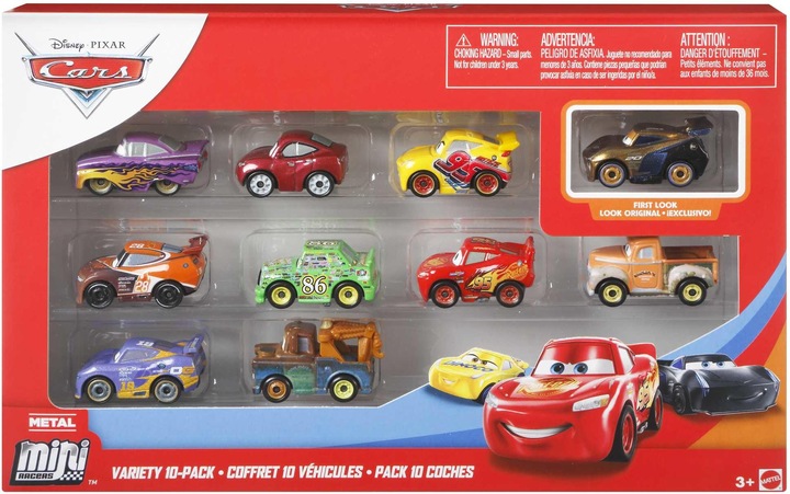 Produktbild Mattel Disney Pixar Cars Mini Racers 10er-Pack Sortiment