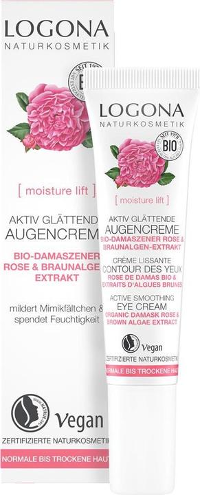 Image du produit Logona Crème pour les yeux lissante active (Crème pour les yeux, 15 ml, Jour + nuit)