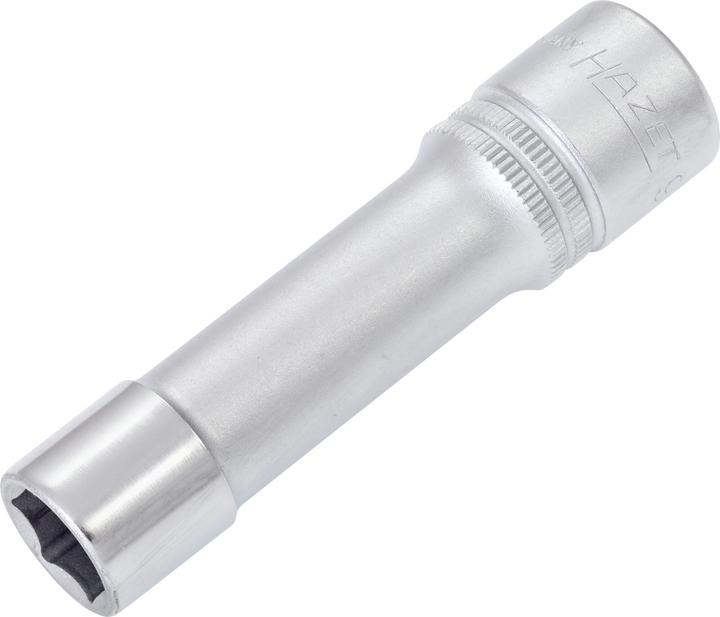 Actual product image HAZET Socket ∙ hexagon 900LG-13 ∙ Square, hollow 12.5 mm (1/2 inch) ∙ Outside hexagon traction prof… (13 mm)