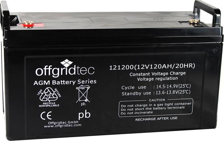 Actual product image Offgridtec ® 130 Watt solar system BIG-L 130W 122Ah 12V complete system (130 W)