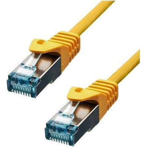 Thumbnail - ProXtend S/FTP CAT6A LSZH AWG 26 CU Yellow 1M (S/FTP, CAT6a, 1 m), Netzwerkkabel