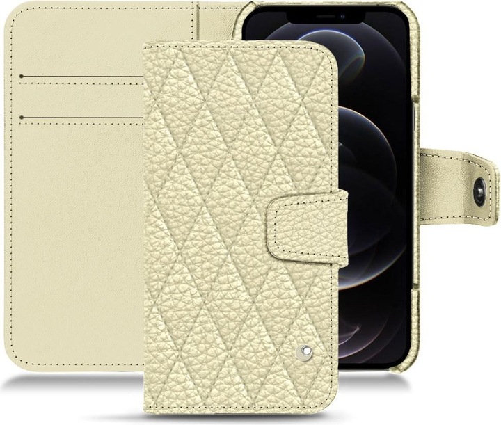 Noreve Lederschutzhülle Wallet (Apple iPhone 12 Pro Max)