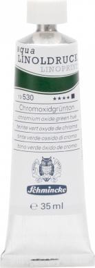 Image du produit Schmincke Encre linogravure vert oxyde de chrome (Oxyde de chrome vert, 35 ml)