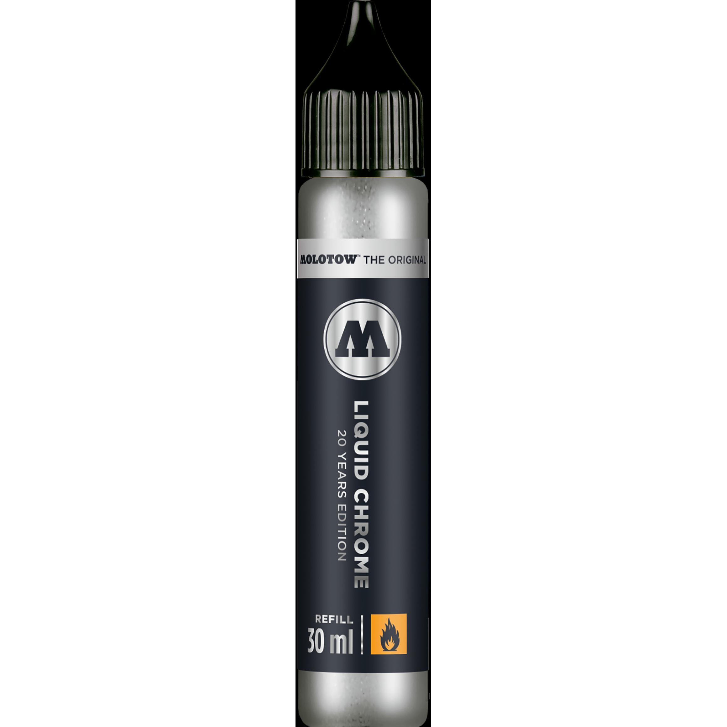 Molotow, Ersatzpatrone, Divers - Refill Liquid Chrome 30ml (Nachfülleinheit)