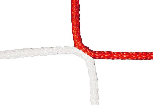 Actual product image Sport-Thieme Knotless men football goal nets with checkerboard pattern