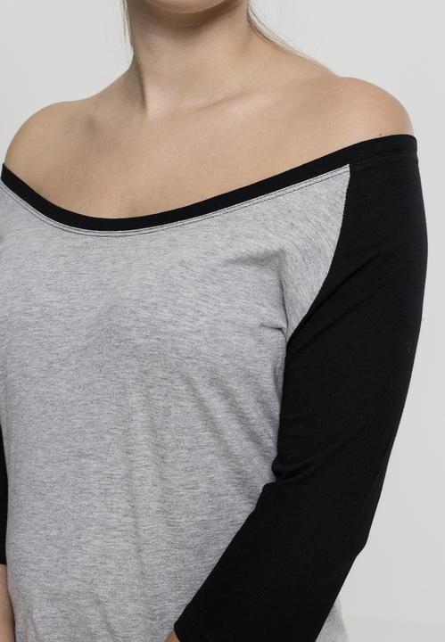 Image du produit Urban Classics Ladies 3/4 Contrast Raglan Tee (XS)