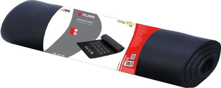 Actual product image Pure2improve Fitness mat 1830 mm, 580 mm, 10 mm, NBR foam rubber, black (10 mm)