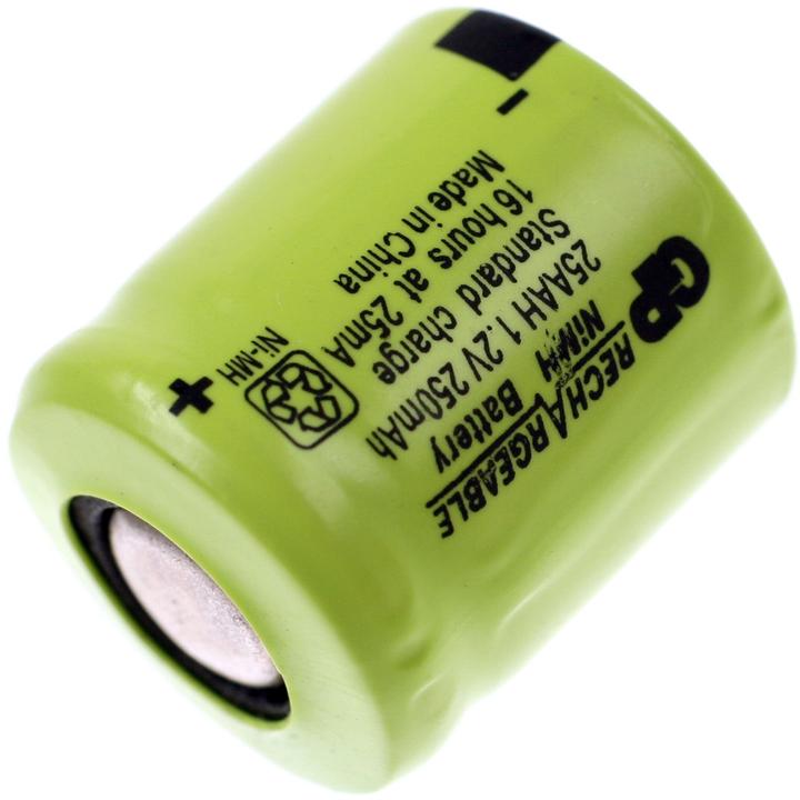 Productafbeelding GP Batteries Speciale oplaadbare batterij 1/3 AA Flat-Top N (1 Pcs., AA, 250 mAh, Batterij)