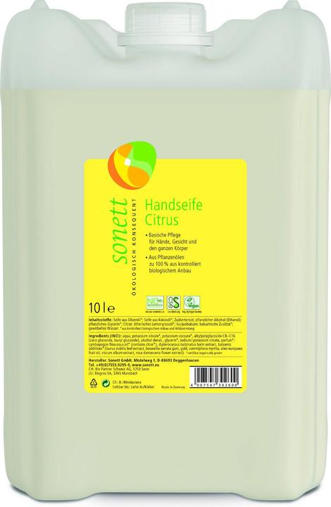Sonett Handseife Citrus Bidon (Flüssigseife, 10000 ml)