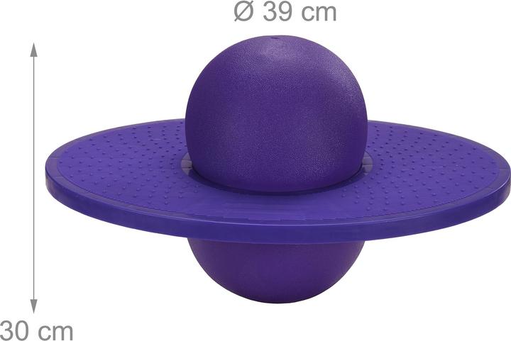 Image du produit Relaxdays - Pogo Ball für Kinder bis 100 kg, Lila