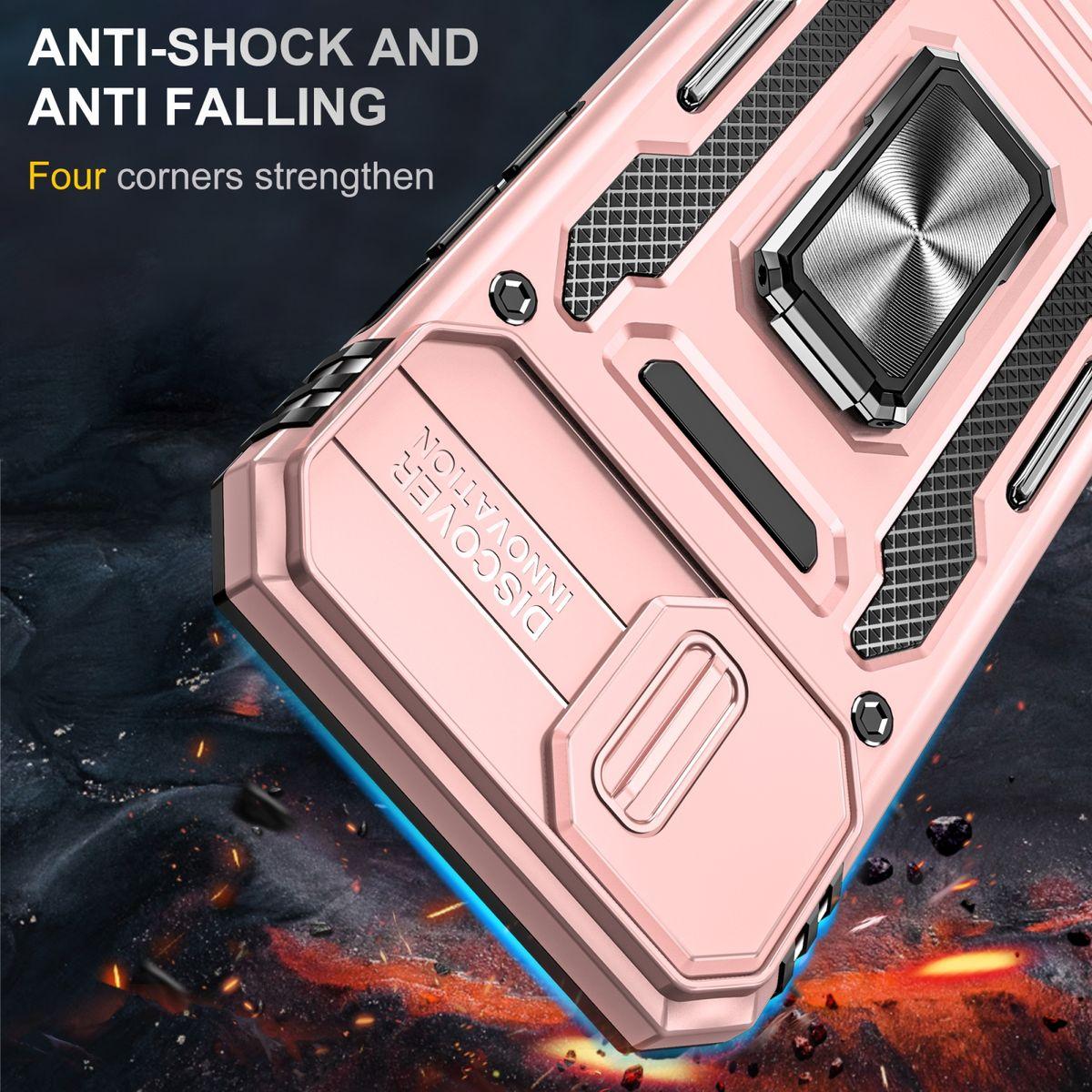 Thumbnail - König Design Hülle Handy Schutz für Apple iPhone 15 Case Cover Kamera Ständer Etuis Bumper (Apple iPhone 15), Smartphone...