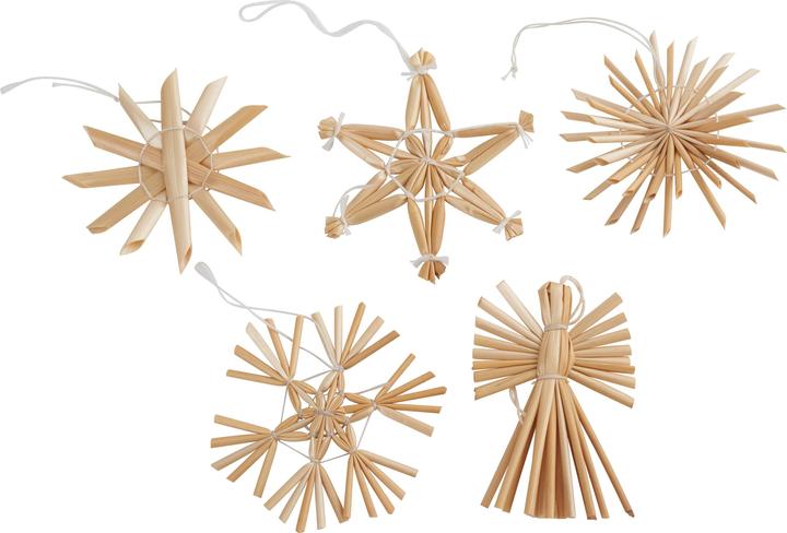 Produktbild VBS Strohstern-Set "Nature", ca. 6 cm