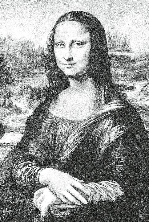 Actual product image Trefl Kunstrahmen Puzzle 500 - Mona Lisa, Leonardo da Vinci (500 pieces)