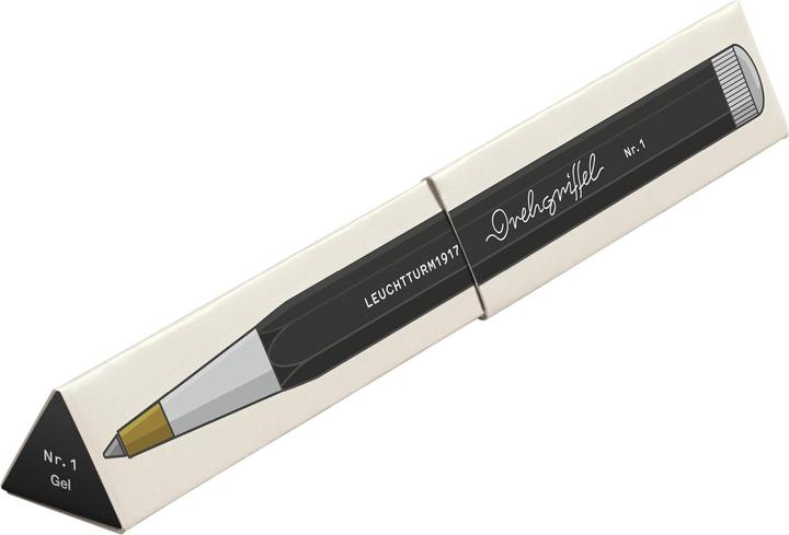 Produktbild Leuchtturm1917 Gelschreiber Drehgriffel 0.5 mm, Schwarz (Schwarz, 1 x)
