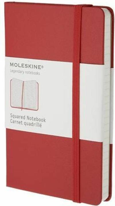Image du produit Moleskine Carnet de notes au format carré, couverture rigide (A6, Quadrillé, Couverture rigide)