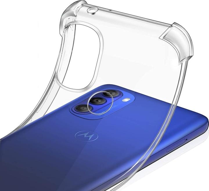 Actual product image Screenguard Motorola Moto G51 5G Case Crystal Soft Airbag Bumper (Motorola Moto G51 5G)