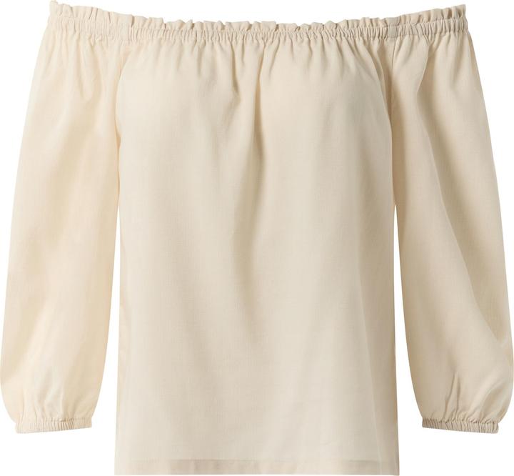 Image du produit Comma Bluse Carmen-Bluse aus Lyocellmix mit elastischem Ausschnitt (40)