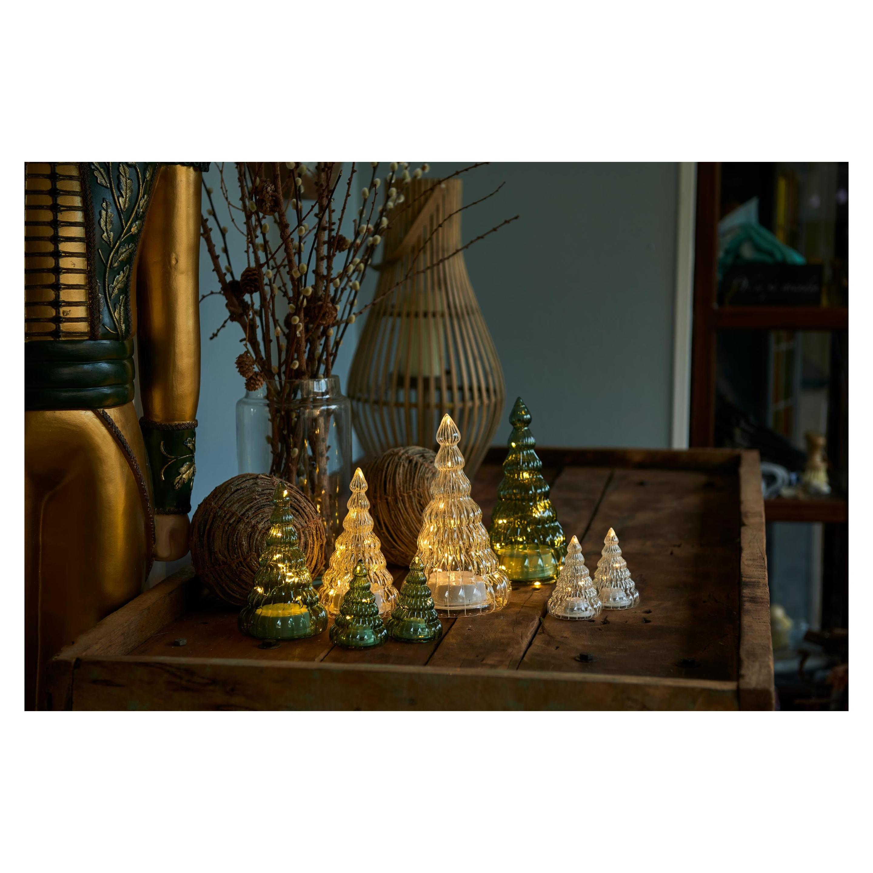 Thumbnail - Sirius, Weihnachtsbeleuchtung, LED-Baum Lucy, 2er Set, Weiss, 9 cm