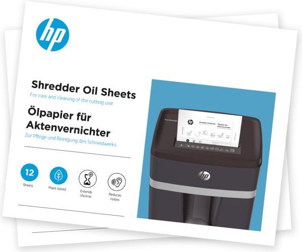 Actual product image HP Oiled paper for document shredders