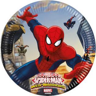 Actual product image Procos Cake Plate Spiderman Web Warriors