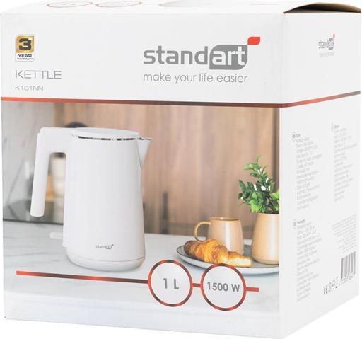 Actual product image Standart Electric kettle K101NN, 1 l, white (1 l)