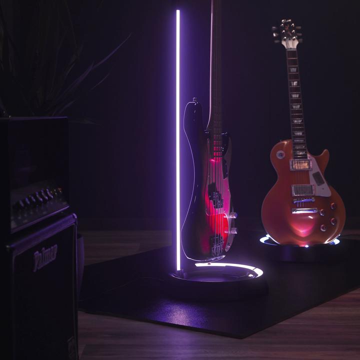 Produktbild Gravity GS LS 01 NH B - Guitar GLOW STAND®, Neckhug (E-Bass, E-Gitarre)