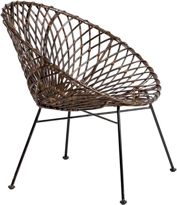 Produktbild Sessel Metall Rattan