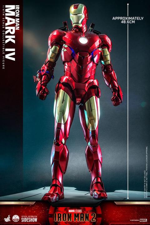 Hot Toys Iron Man 2 Mark IV フィギュア Hot Toys Iron Man 2 Mark IV with Suit-Up Gantry 1:4 Scale Figure