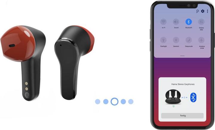 Produktbild Hama Bluetooth®-Kopfhörer Spirit Unchained, True Wireless Earbuds, ENC, FC, SW (Aktive Geräuschunterdrückung, Kabellos)
