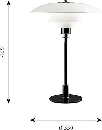 Image du produit Louis Poulsen Ph 3 1/2-2 1/2 Lampe de table en verre (E14)