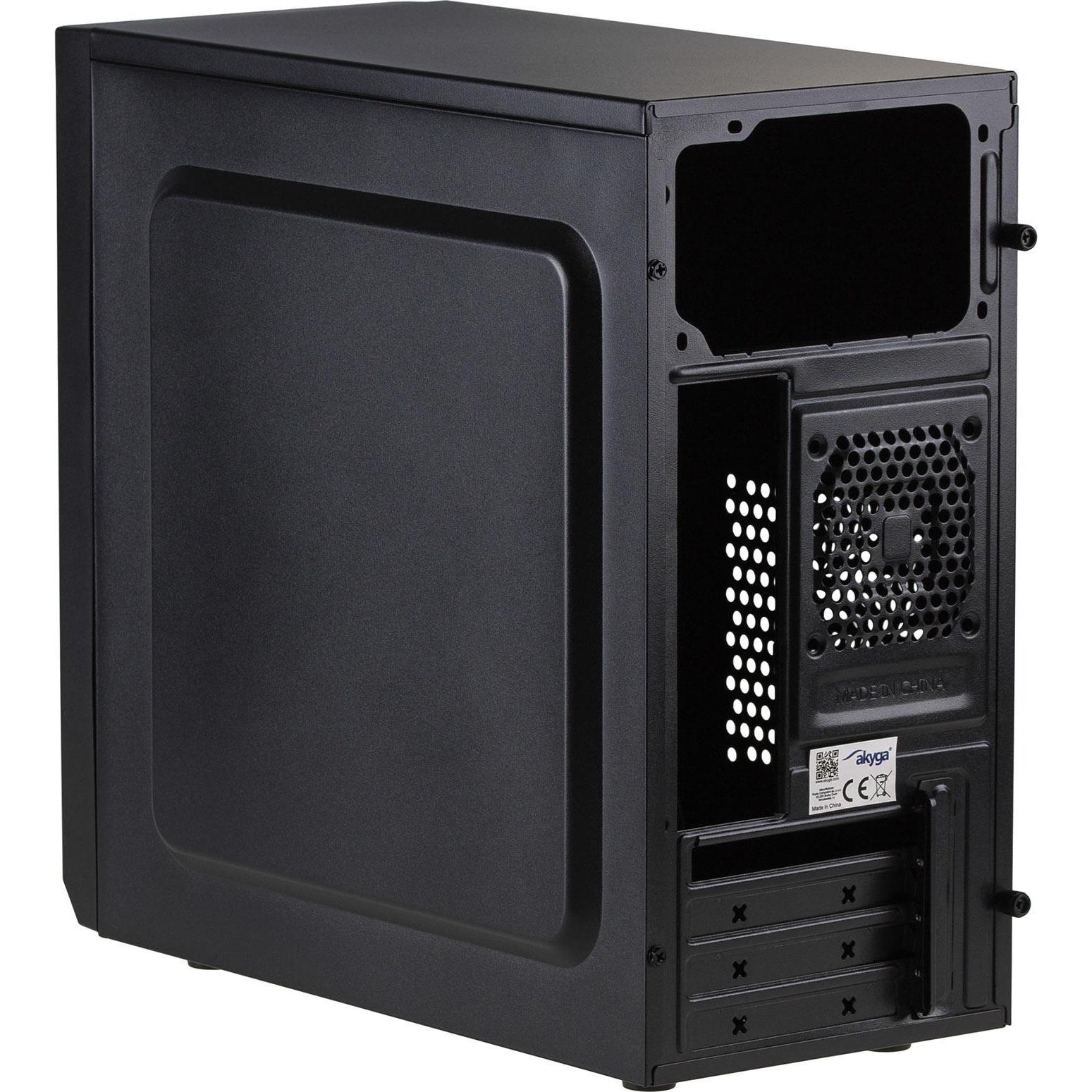 Akyga AK17BK (Flex-ATX, mATX, Mini-ITX), PC Gehäuse, Schwarz