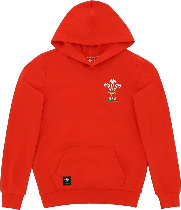 Produktbild Macron Kinder-Kapuzenpullover Pays de Galles Rugby XV Merch CA Groc