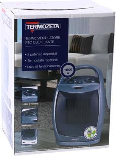 Actual product image Termozeta Oscillating ceramic fan heater with