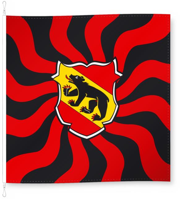 Produktbild Alpenfahnen Bern (120 x 120 cm)