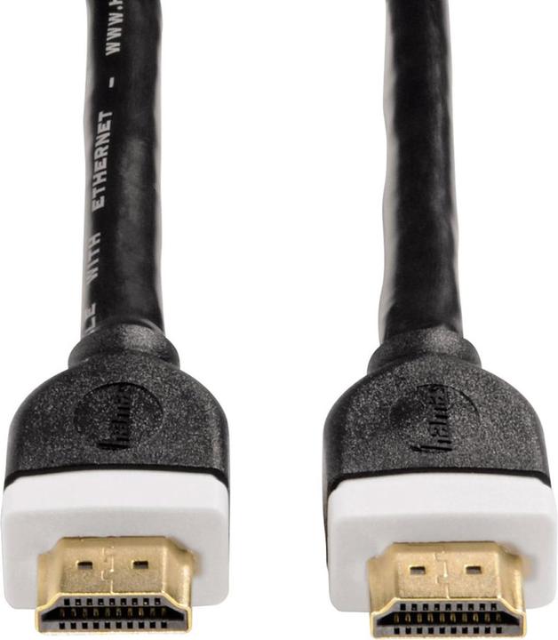 Produktbild Hama 2er-Set 4K HDMI Highspeed Kabel 3 m, Ethernet, vergoldet, doppelt geschirmt, UHD (3 m, HDMI)