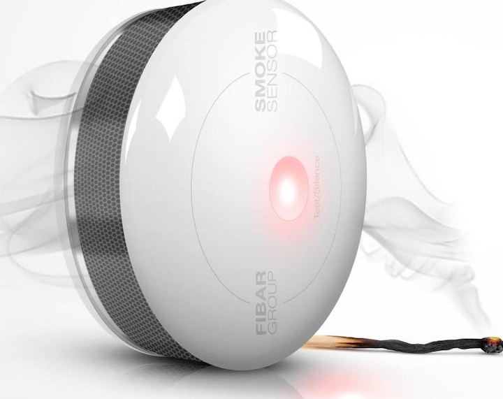 Actual product image Fibaro smoke sensor
