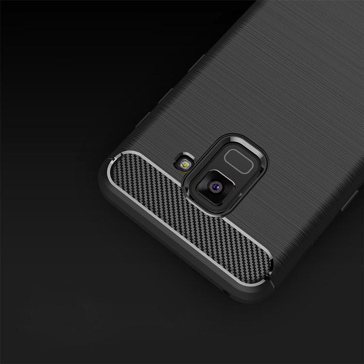 Produktbild König Design Handyhülle für Samsung Galaxy A8 Plus (2018) Schutzcase Backcover Bumper Schwarz (Samsung Galaxy A8 (2018))