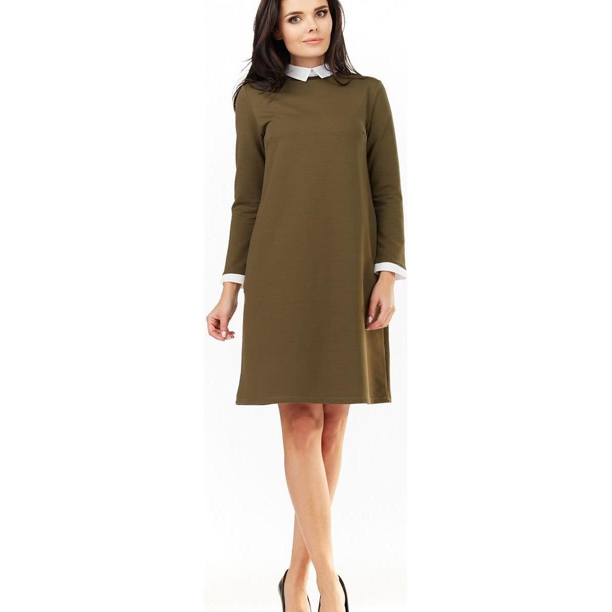 Awama, Damen, Kleider, Alltagskleid, Grün, (36)